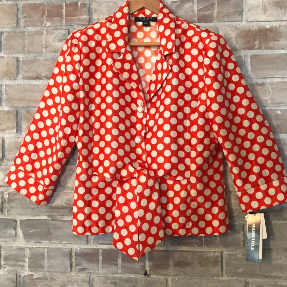 Perceptions New York Polka-dot size 12 Jacket